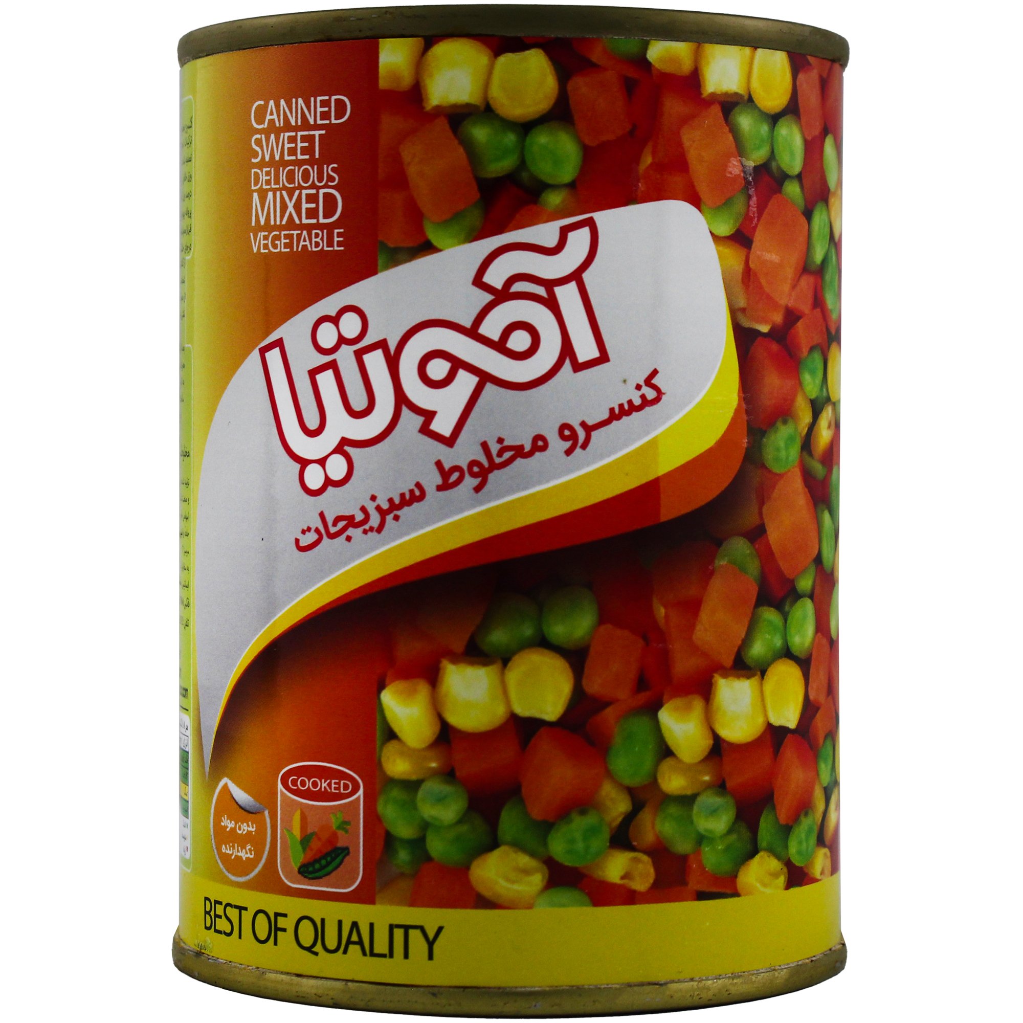 کنسرو سبزیجات مخلوط آموتیا ۴۰۰ گرم