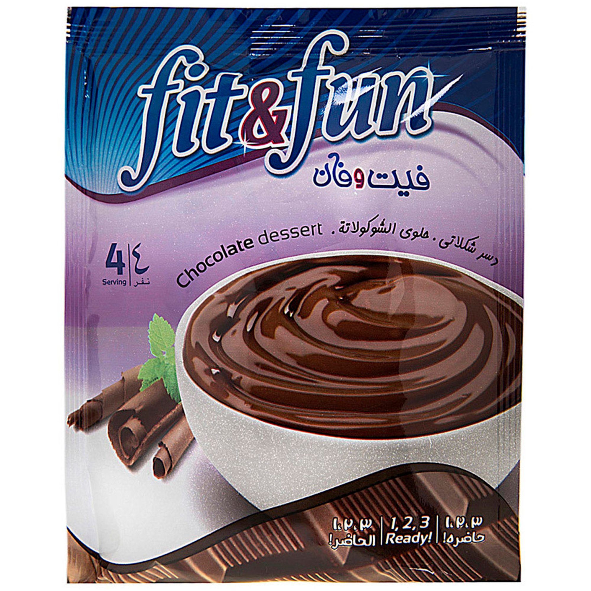 پودر دسر شکلاتی فیت و فان ۱۱۰ گرمی