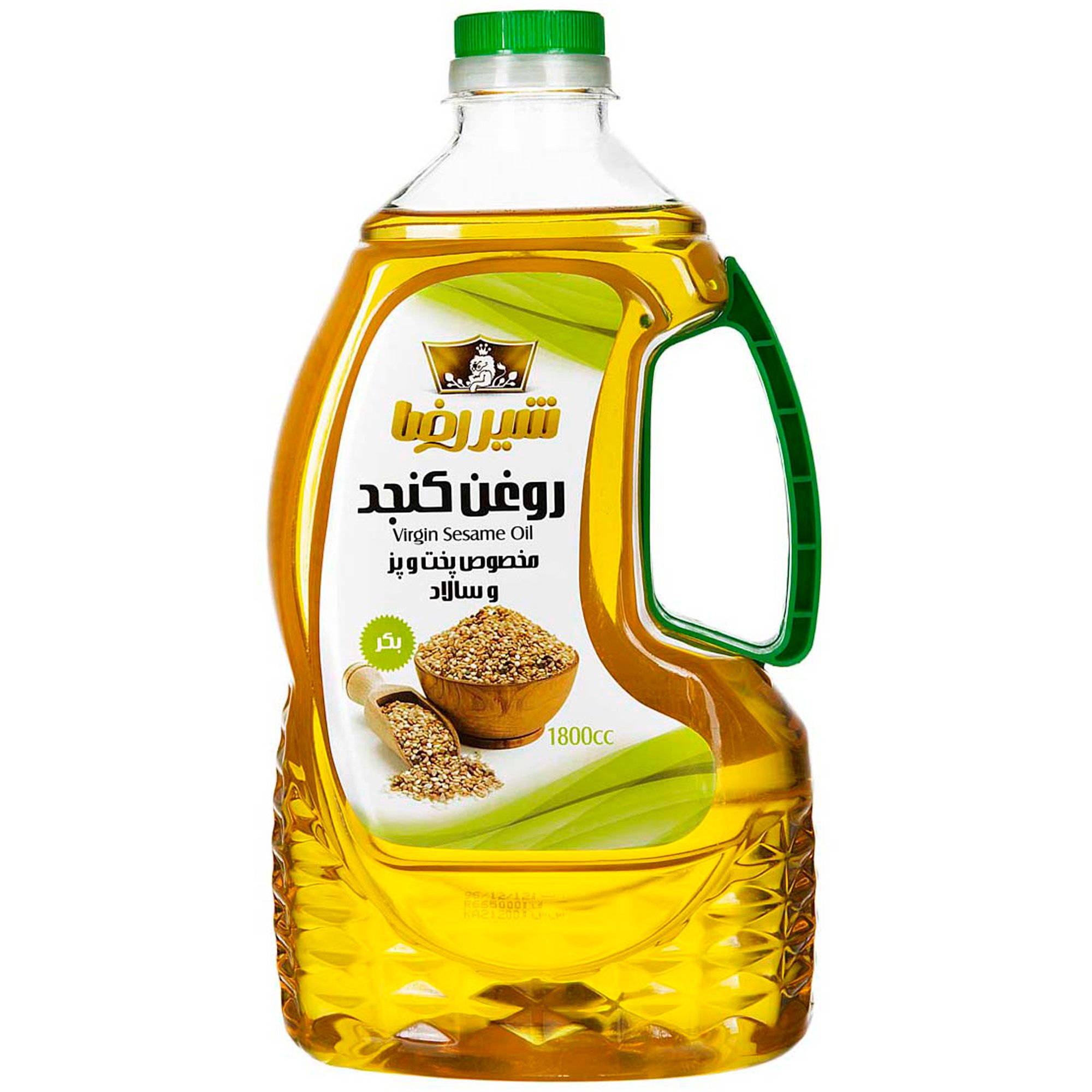 روغن کنجد بکر شیررضا ۱.۸ لیتری