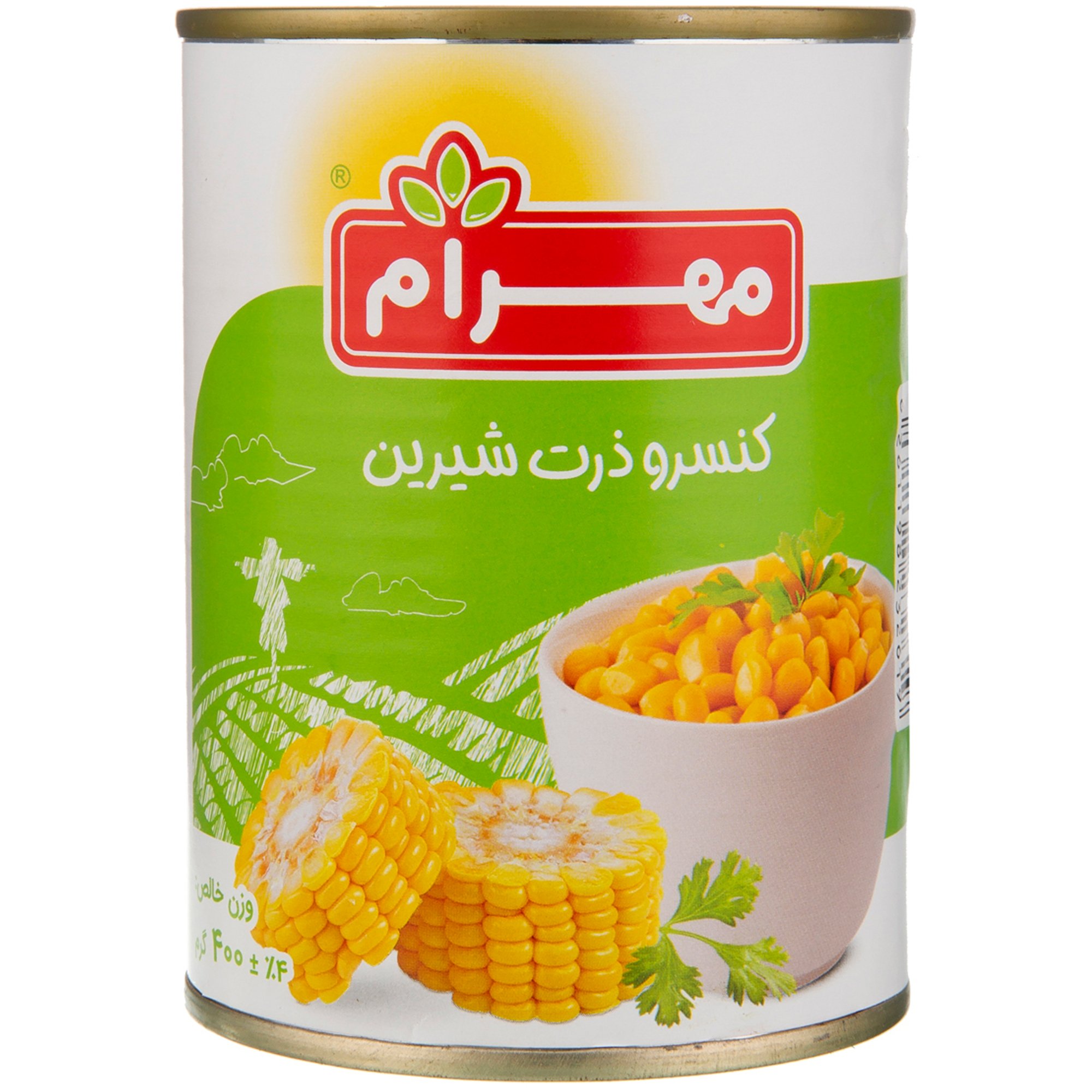کنسرو ذرت شیرین مهرام ۴۰۰ گرمی
