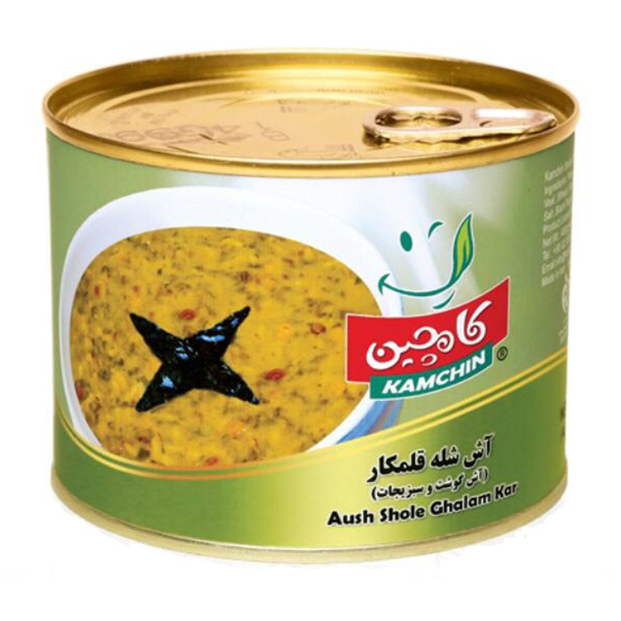 کنسرو آش شله قلمکار کامچین ۴۸۰ گرمی