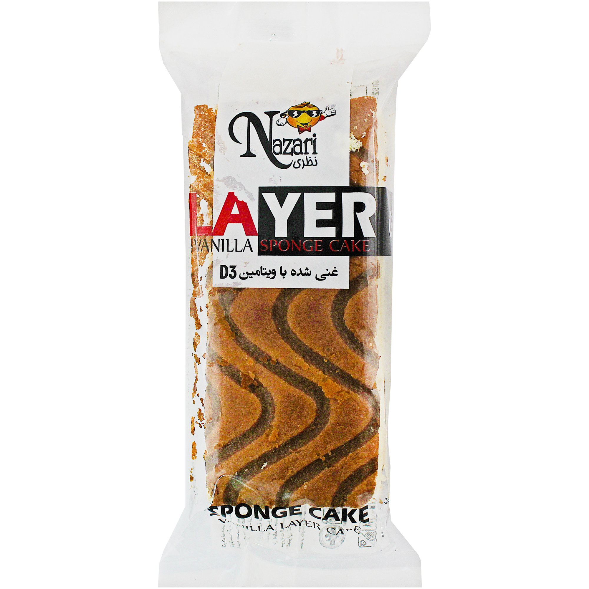کیک با کرم کاکائویی نظری ۷۰ گرمی