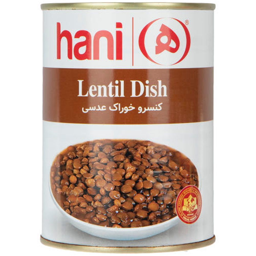 کنسرو عدسی هانی ۳۸۰ گرمی