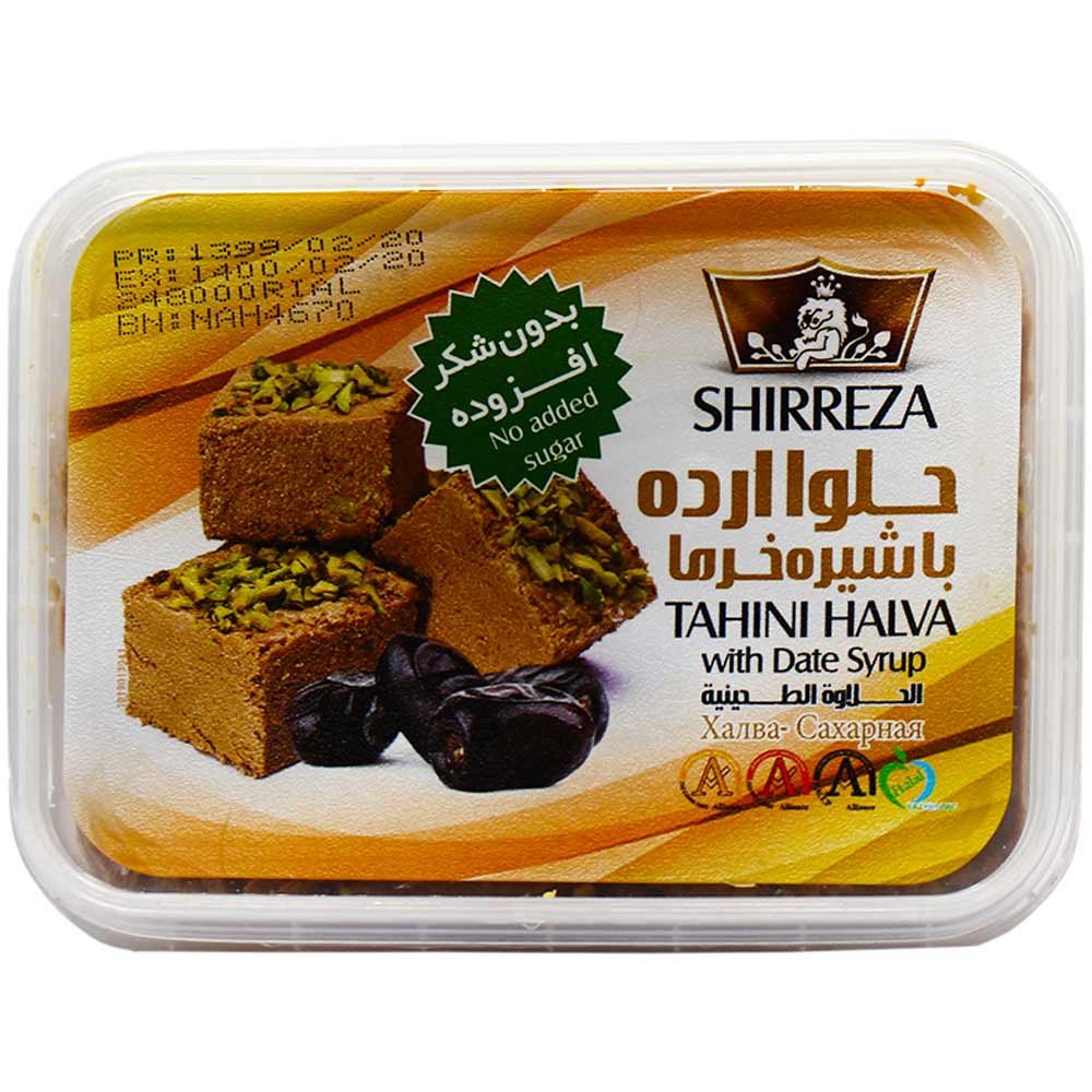 حلوا ارده با شیره خرما شیررضا ۳۷۲ گرمی