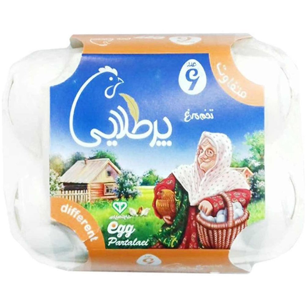 تخم مرغ پرطلایی ۶ عددی