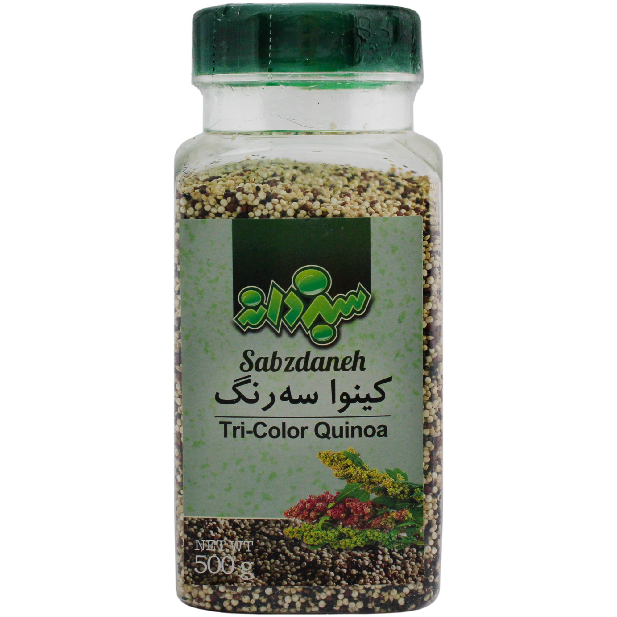 کینوا سه رنگ سبزدانه ۵۰۰ گرمی