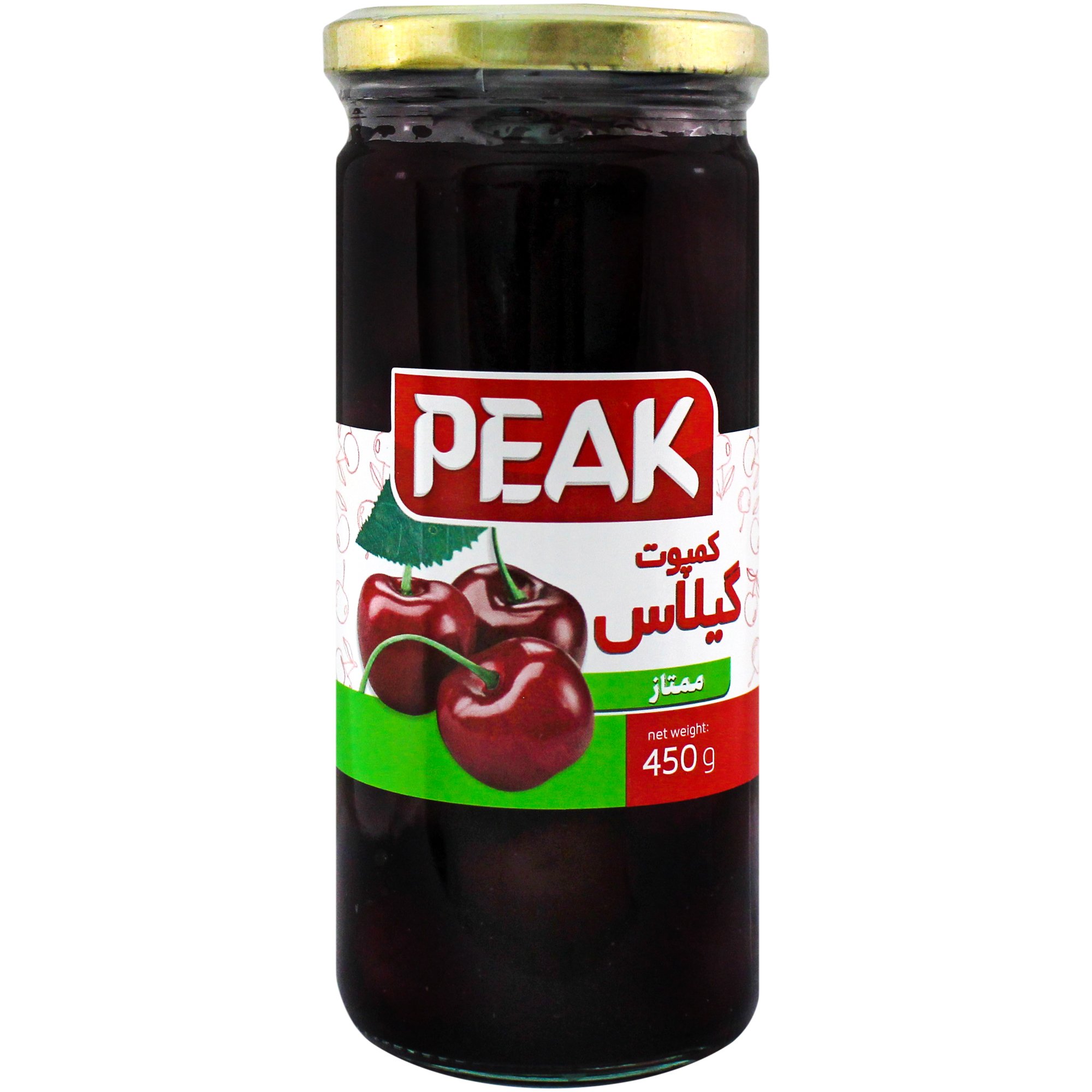 کمپوت گیلاس پیک ۴۵۰ گرمی
