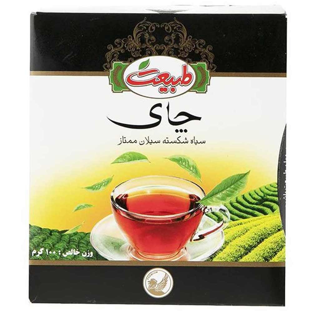 چای سیاه سیلان ممتاز طبیعت ۱۰۰ گرمی