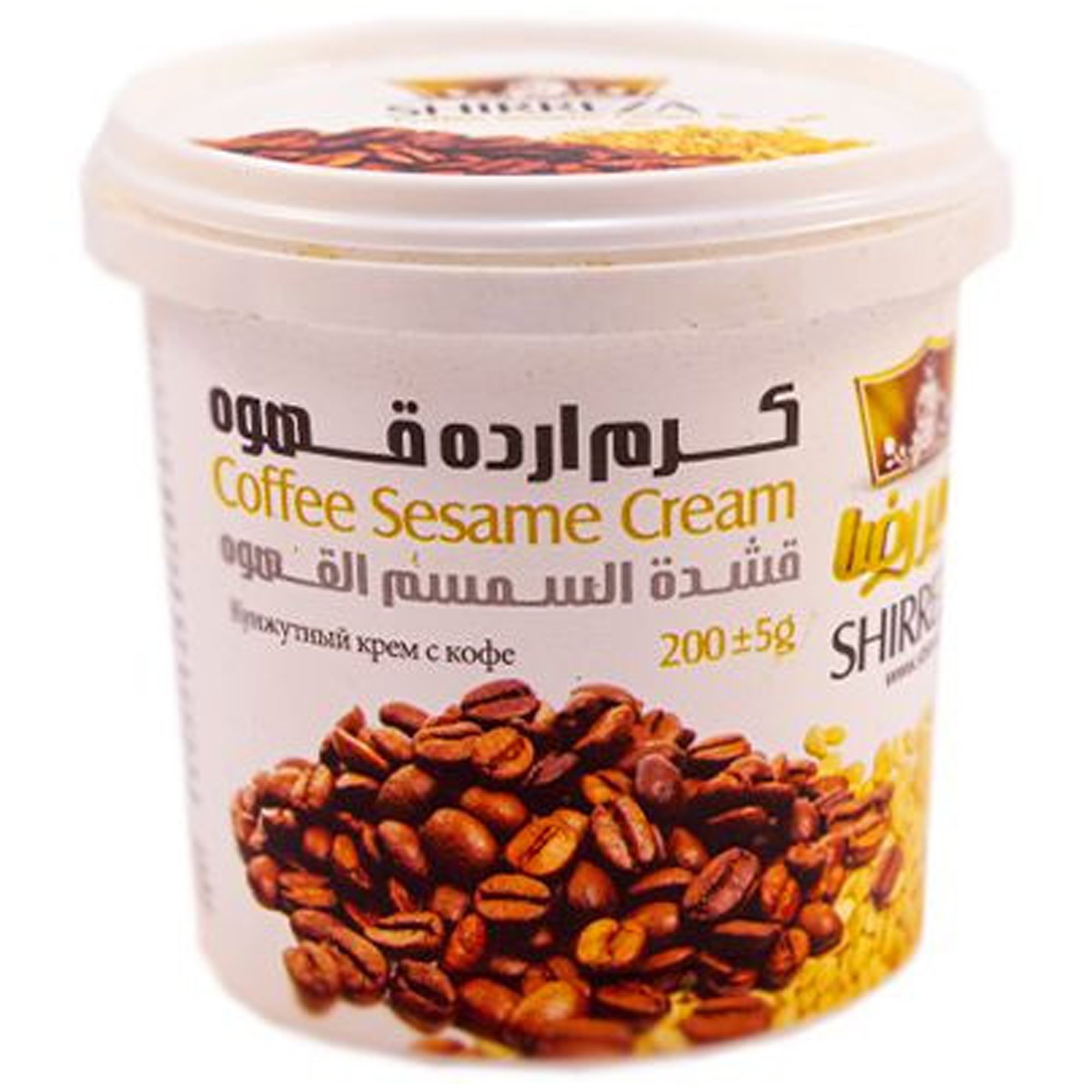 کرم ارده قهوه شیررضا ۲۰۰ گرمی
