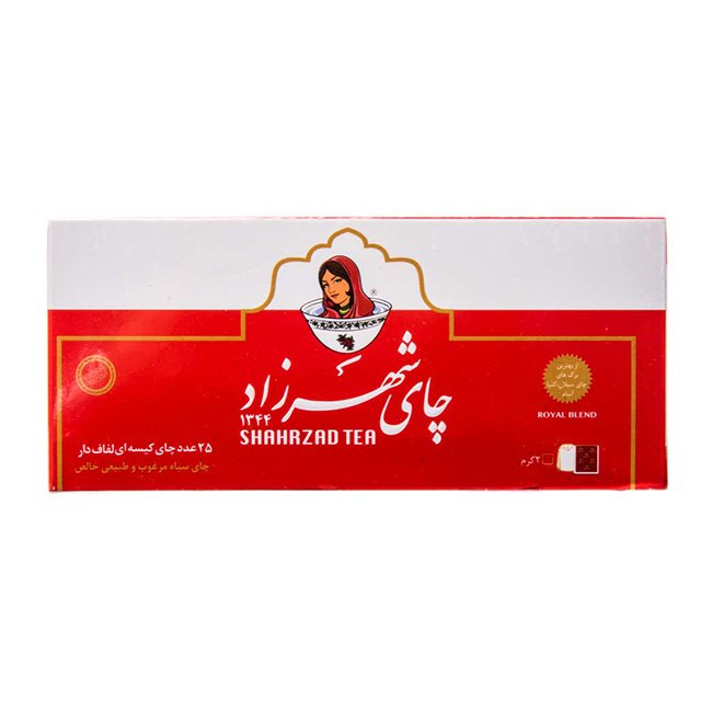 چای سیاه کیسه ای شهرزاد ۲۵ عددی