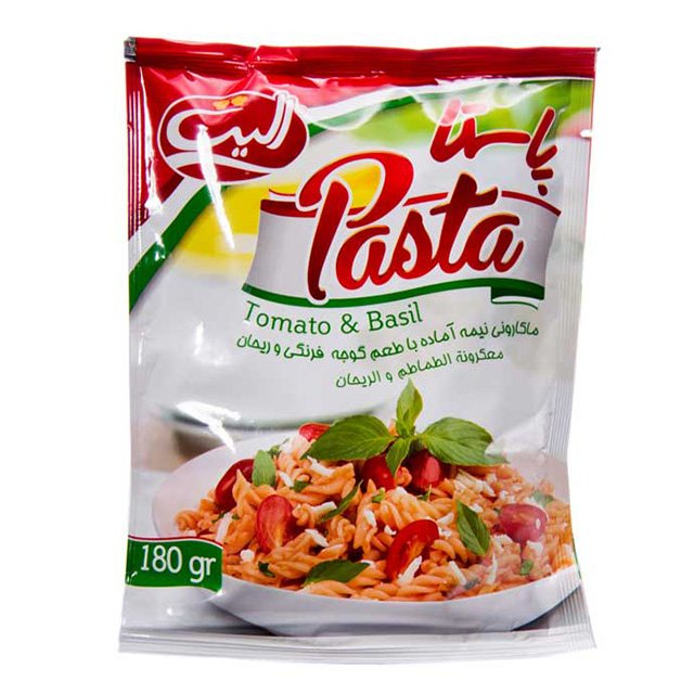 پاستا گوجه فرنگی و ریحان نیمه آماده الیت ۱۸۰ گرم
